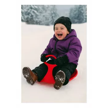 Sánky Jamara Snow Play Snow Glider červená — plast, 570×380×30 mm