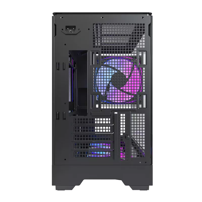 PC skriňa Montech KING 15 PRO čierna — Midi-Tower pre micro ATX / Mini-ITX