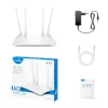 Stolový router Cudy WR1200 Dualband Wi‑Fi 5 (802.11ac) 867 Mbit/s, 4x RJ‑45 LAN, biely