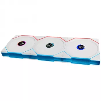 120 mm ARGB PWM Wireless LCD ventilátor do skrine Lian Li UNI FAN TL s LCD displejom