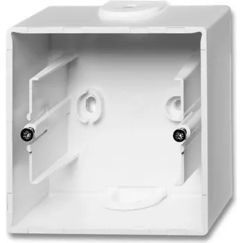Káblový kanál Busch-Jaeger 2CKA001799A0897, biely, 80×43×80 mm