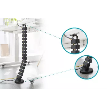 Zakrivený káblový žľab ASSMANN Electronic DA-90505