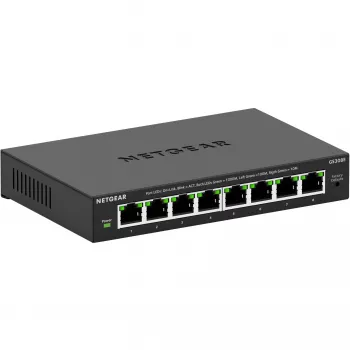 NETGEAR GS308E Managed L2/L3 Gigabit Ethernet (10/100/1000) čierny