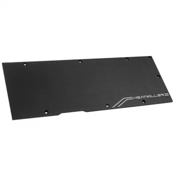 Backplate Watercool 16070 — hliníkový diel chladiaceho systému počítača, čierny, 1 ks