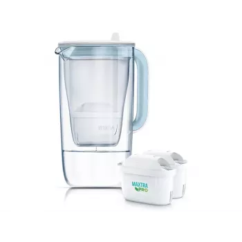 Filtračná kanvica na vodu BRITA sklenená kanvica ONE s 2 x MAXTRA+ PRO kazetami (model 126032)