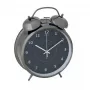 NeXtime hodiny 5113zw Wake Up Alarm, 23x30, čierna/tyrkysová