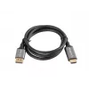 Kábel DisplayPort(M)-HDMI(M) 1 m 4K čierny a strieborný