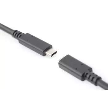 USB Type-C predlžovací kábel Digitus AK-300210-015-S