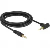 Audio kábel DeLOCK 83758 3 m 3,5 mm čierny