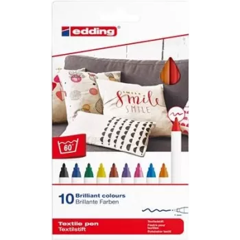 Edding 4600 viacfarebný marker 10 ks, farby písania viacfarebné