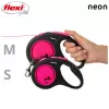 Flexi New Neon S 5 m psie automatické vodítko