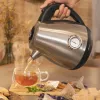 Cecotec Thermosense 620 Retro Steel elektrická kanvica 1,7 l 2200 W nehrdzavejúca oceľ