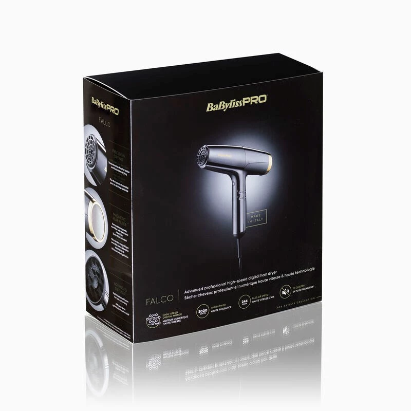 BaByliss Falco BAB8550E profesionálny fén 2000 W čierny