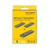 Dokovacia stanica DeLOCK Dual USB Type-C s HDMI USB 3.2 SD PD 3.0