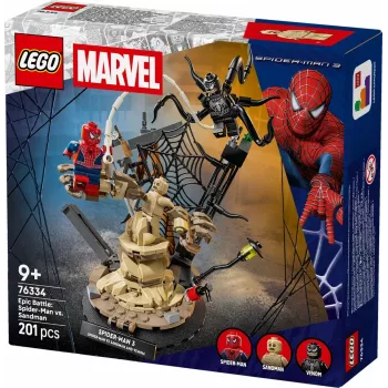 LEGO MARVEL 76334 Epický súboj: Spider-Man proti Sandmanovi