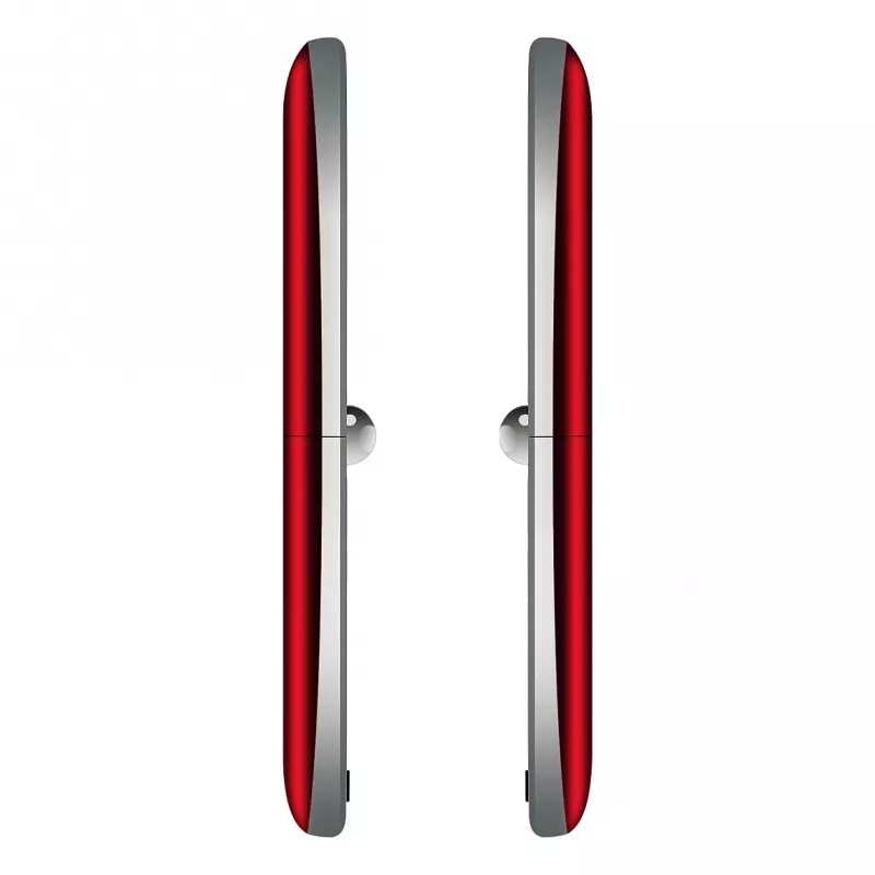 Flip telefón Beafon Fold 10 Silver Line červeno-strieborný Dual SIM