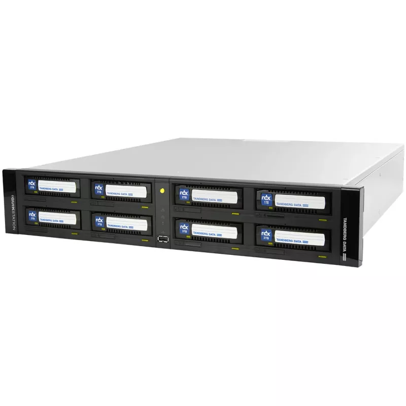 Tandberg RDX QuikStation 8 RM 8-bay 2x 10Gb Ethernet 2U NOVÝ