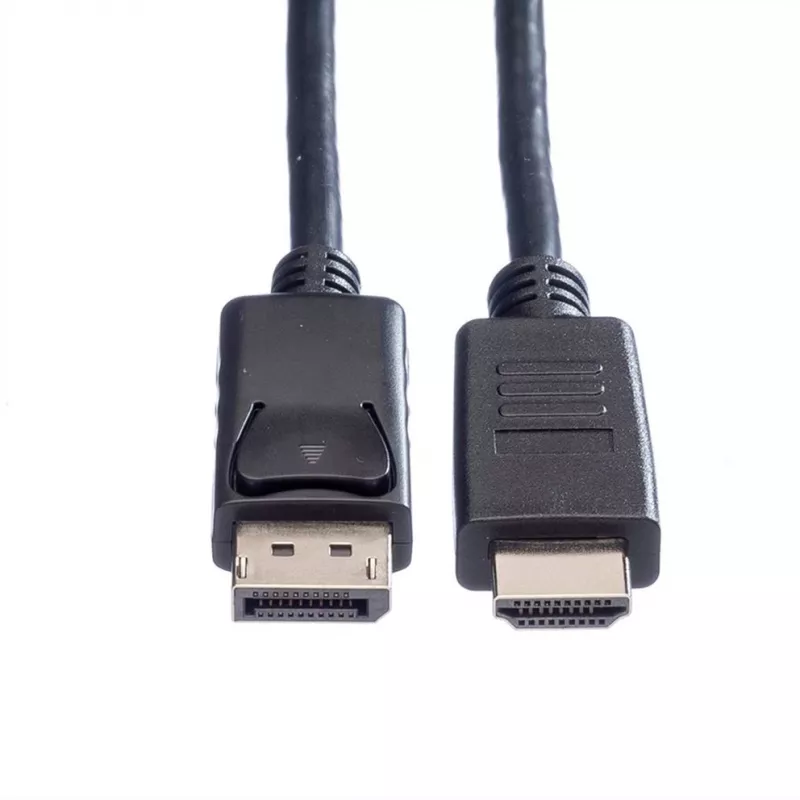 ROTRONIC-SECOMP Roline Green - adaptérový kábel - DisplayPort konektor samec zaistený na HDMI konektor samec