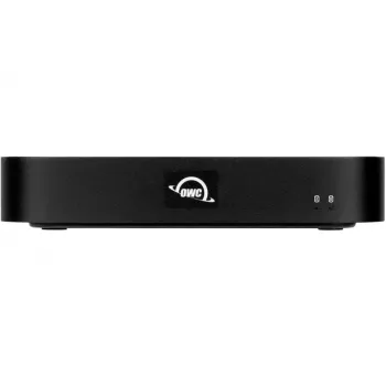 OWC miniStack STX Thunderbolt 4 stohovateľné puzdro na ukladanie s hubom, 2 pozície (SATA + NVMe), čierna
