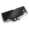 Vodný blok a backplate pre GPU BitsPower BP-VG3090EVXC3 — akryl, meď, chrómniklová oceľ, 125,4 × 263,7 × 25 mm