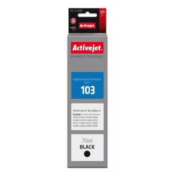 Activejet AE-103Bk atrament (náhrada za Epson 103 C13T00S14A; Supreme; 70 ml; 4500, čierna)