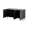 3D2SZ komoda ONDA 150x45x85 čierna