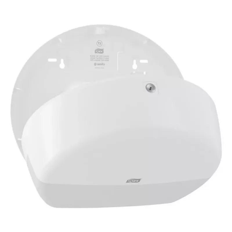 Dávkovač papierových utierok Tork Mini Jumbo Roll 132×345×275 mm, biely, MPN 555000