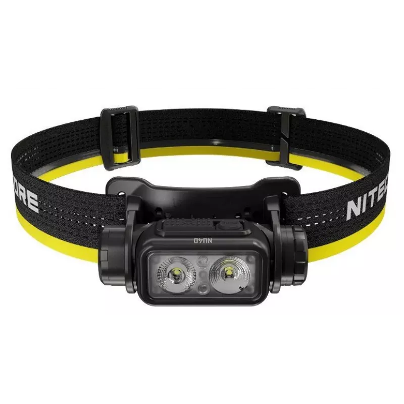 Čelová lampa Nitecore NU40 čierna LED 2 lampy IP68