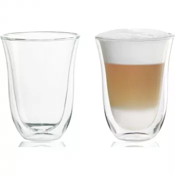 Kávové sklo DeLonghi De’Longhi 5513214611 transparentné sklo 2 ks 220 ml 117 mm