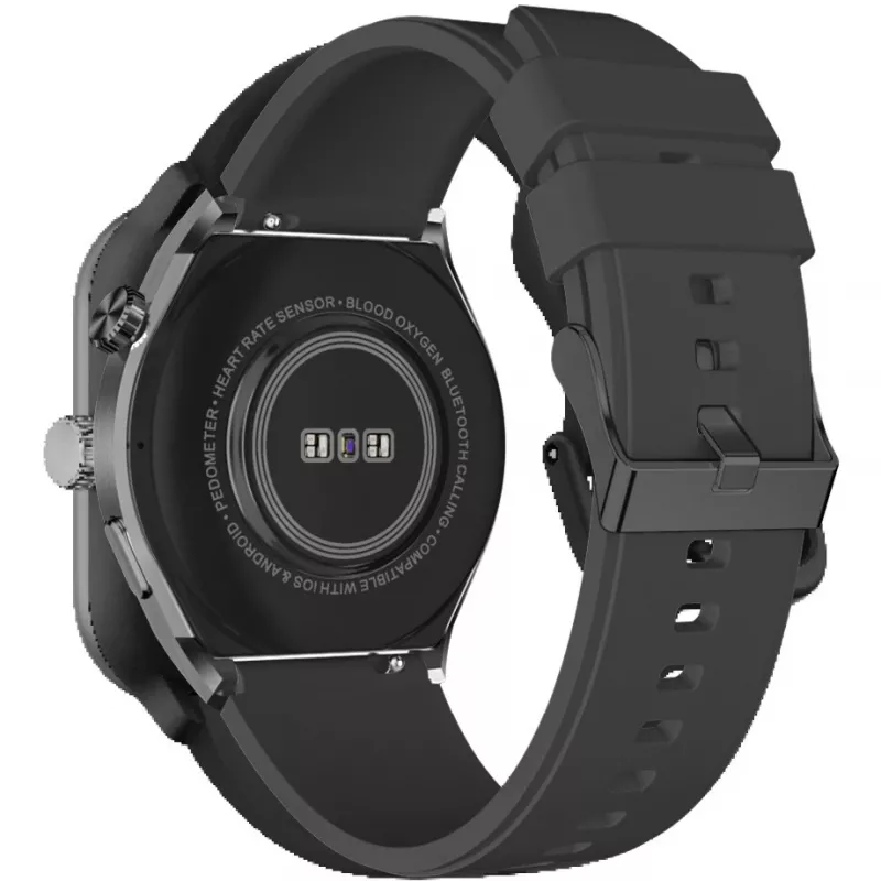 Smartwatch Beafon 401 AMOLED Silver čierna
