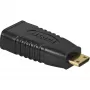 Wentronic Goobay HDMI™ adaptér, HDMI standard samica (Typ A), čierny - HDMI™ A samica>HDMI™ C (Mini) samec (68841)