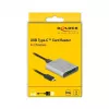 Čítačka kariet DeLOCK 91751 USB 3.2 Gen 1 Type-C strieborná