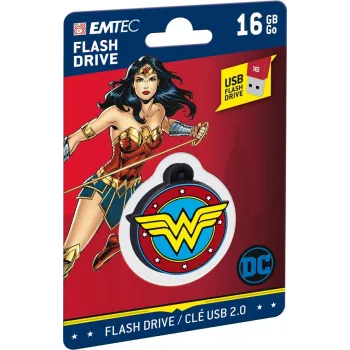 USB flash disk EMTEC Wonder Woman Collector 16 GB USB Type-A 2.0 viacfarebný