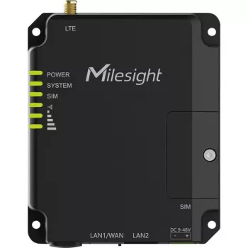 Priemyselný router Milesight UR32 Lite 4G LTE – kompaktný mobilný router pre M2M/IoT pripojenie