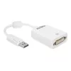 Video kábel adaptér DeLOCK 61765 DisplayPort na DVI-I 0,125 m