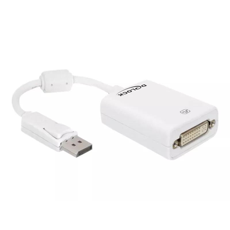 Video kábel adaptér DeLOCK 61765 DisplayPort na DVI-I 0,125 m