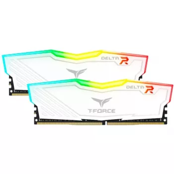 DIMM 16 GB DDR4-3200 (2x 8 GB) Dual-Kit, pamäť biela, TF4D416G3200HC16FDC01, Delta RGB, INTEL XMP