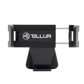 Držiak telefónu Tellur TLL171261 — univerzálny, kompaktný, nastaviteľný držiak do auta a na stôl, čierny