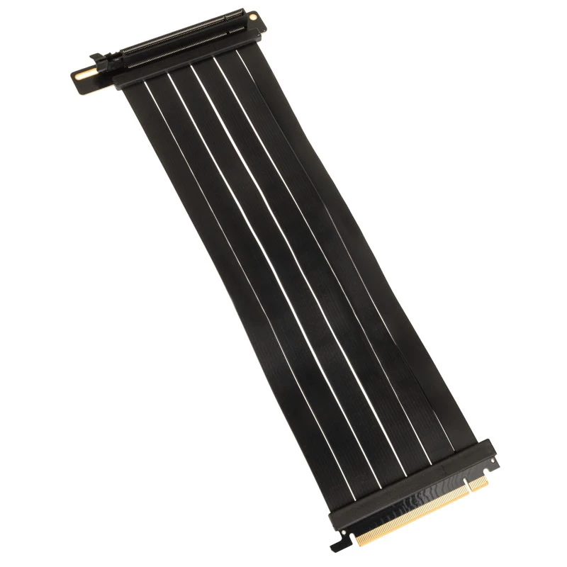 Kolink PCI Express 5.0 x16 na x16 riser kábel, 90 stupňov, čierny – 30 cm