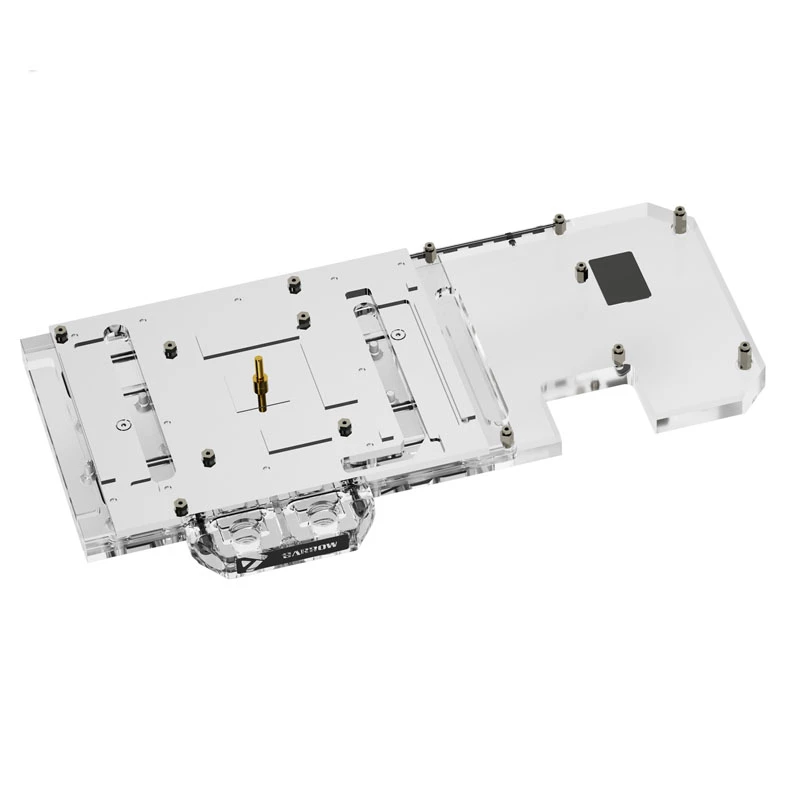 Vodný blok GPU Barrow LRC2.0 pre ASUS STRIX 3070 — plné pokrytie, akryl