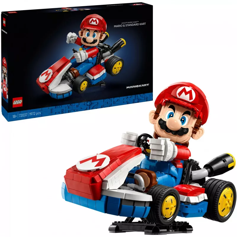 72037 Super Mario Mario Kart: Mario & Standard-Kart, stavebná hračka