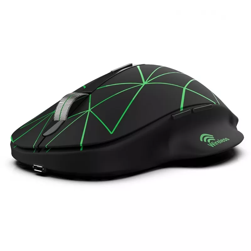 Cian Technology GmbH INCA myš IWM-551 bezdrôtová 1600 DPI batéria USB-C čierna retail - myš - 1 600 dpi