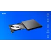 SAVIO AK-59 externá štíhla CD/DVD vypaľovačka R/RW - USB-C/USB-A, čierna