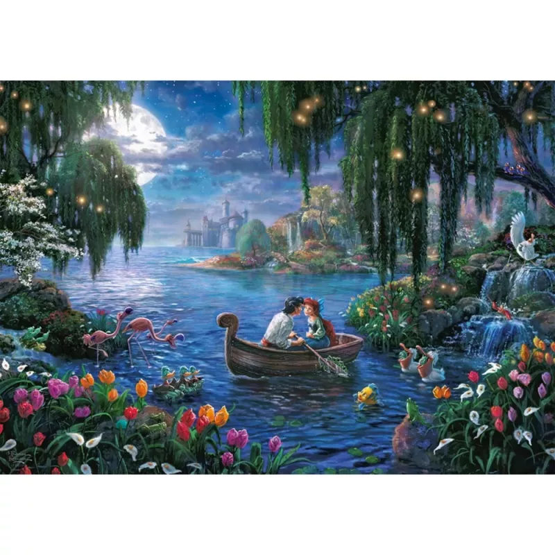 Puzzle Schmidt Spiele Thomas Kinkade Studios Disney Dreams Collection Arielle, morská panna a princ Eric 1000 dielikov