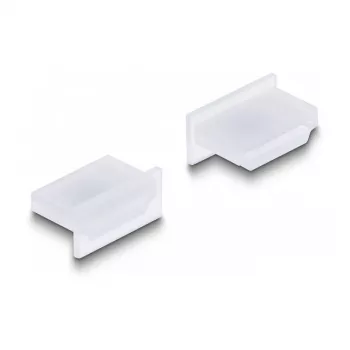Kryt kábla DeLOCK 64169 HDMI A konektor samica bez rukoväte transparentný 10 ks
