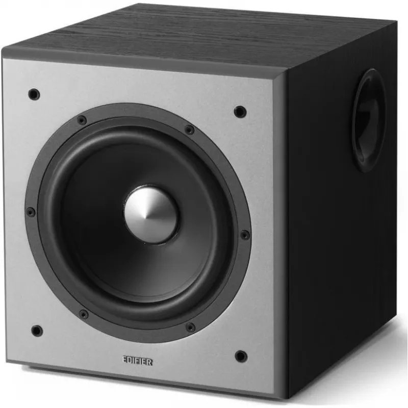 Aktívny subwoofer Edifier T5, stereo cinch vstup/výstup, čierny, 70 W (mierne poškodený obal)