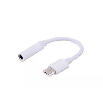 SAVIO USB Type 3.1 C (M) – jack 3,5 mm (F) audio adaptér biely AK-35