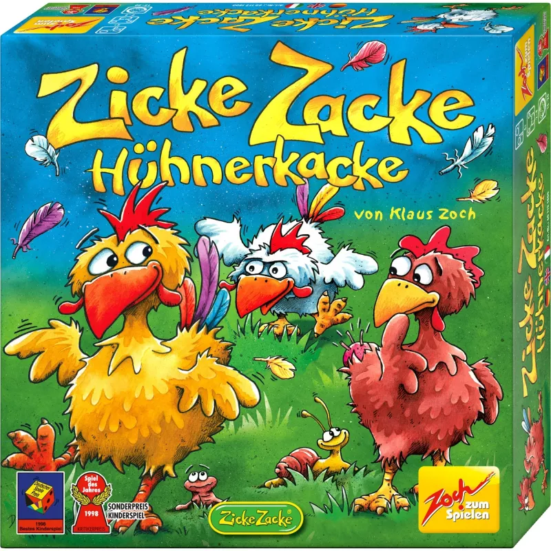 Zicke Zacke Chicken Cha Cha Cha, spoločenská hra detská hra roka 1998