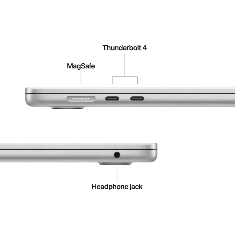 MacBook Air 34,5 cm (13,6) 2025 CTO, notebook strieborný, 16 GB, 1 TB (1 TB SSD), M4, MacOS, gréčtina