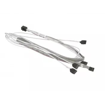 SuperMicro CBL-SAST-0591, 4x SATA na SFF-8643 Crossover, 75 cm so SB, 30AWG (CBL-SAST-0591)